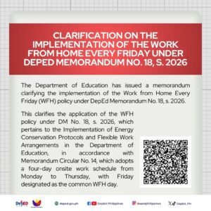 DepEd Clarifies Work-From-Home Rules for Non-Teaching Staff