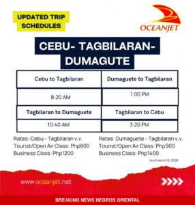 OceanJet Implements Fuel Surcharge on Key Routes Starting March 16