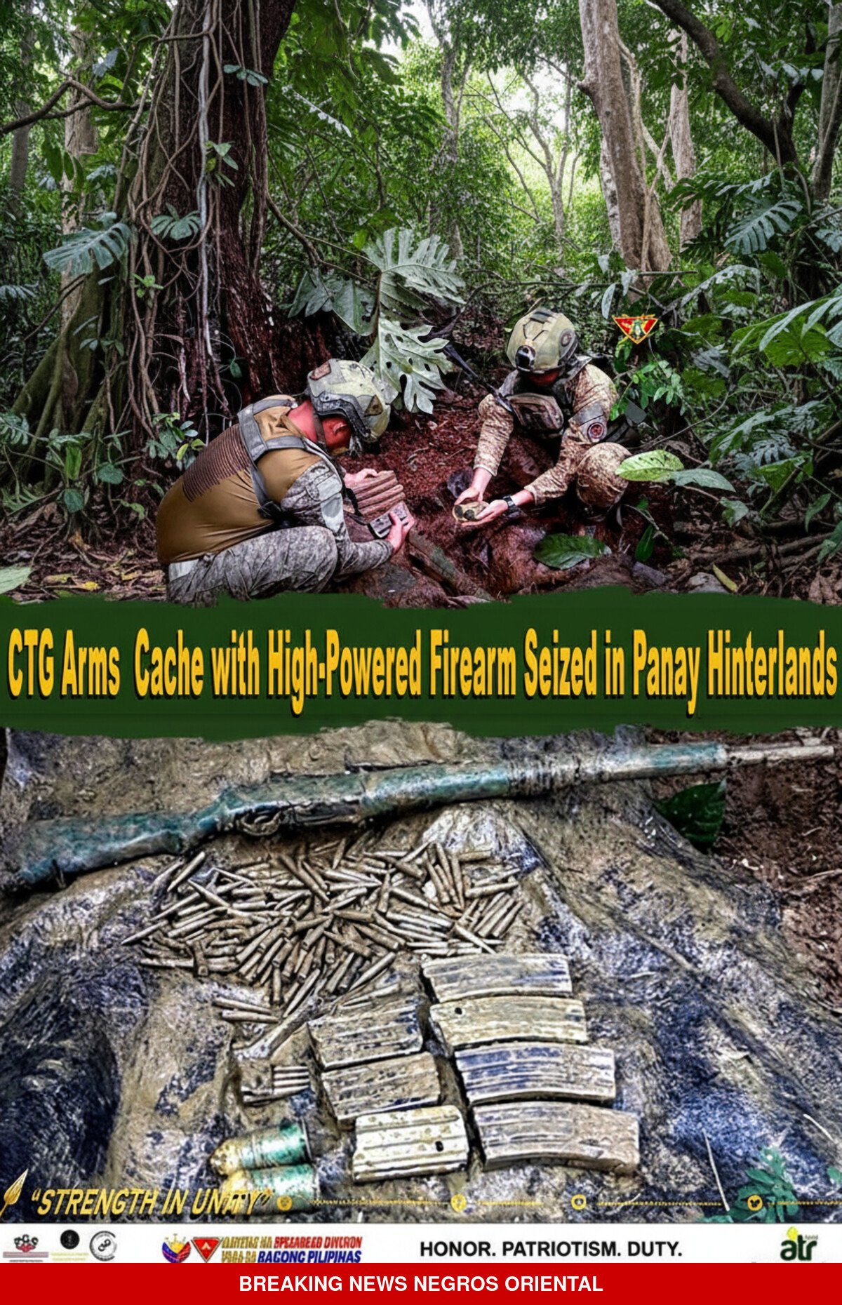 Army Seizes Communist Arms Cache in Panay Hinterlands 1 Photo courtesy of Philippine Army 3rd Infantry Division