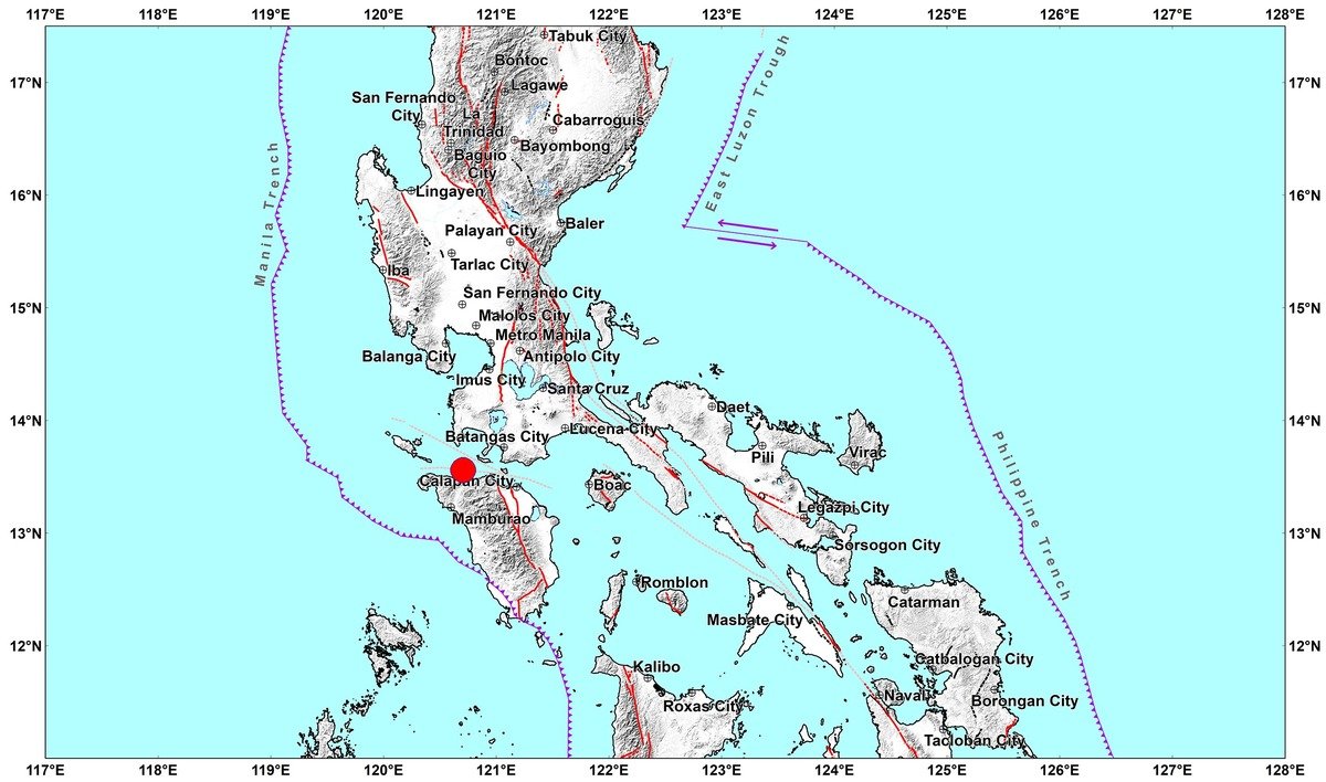 Occidental Mindoro Experiences 4.2 Magnitude Earthquake 1 PHIVOLCS