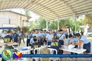 Negros Oriental Police Conduct Mandatory Drug Test for Personnel