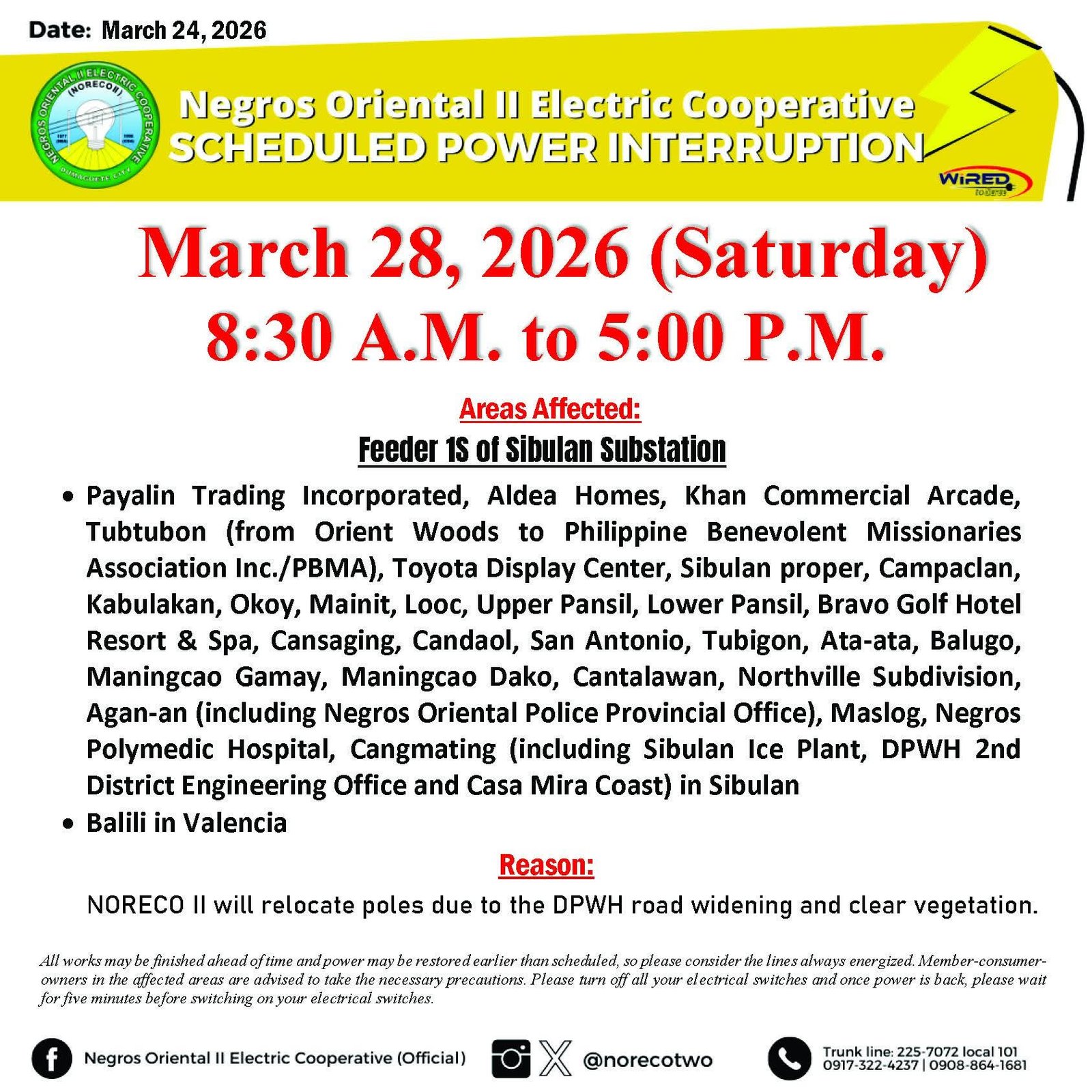 Photo from NORECO II