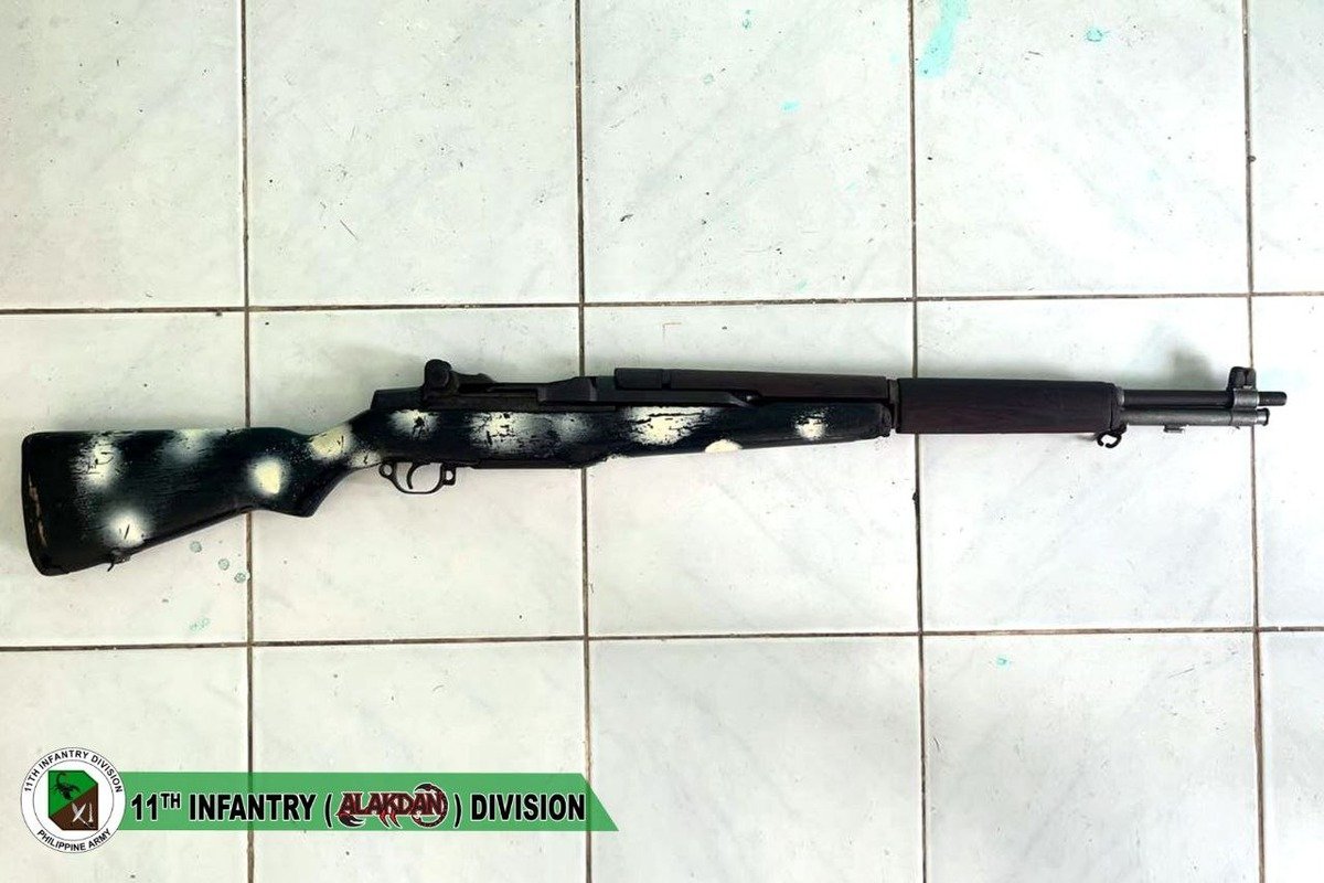 Sulu: Two M1 Garand Rifles Surrendered in Peace Drive 1 Photo courtesy of 11th Infantry "Alakdan" Division, Philippine Army