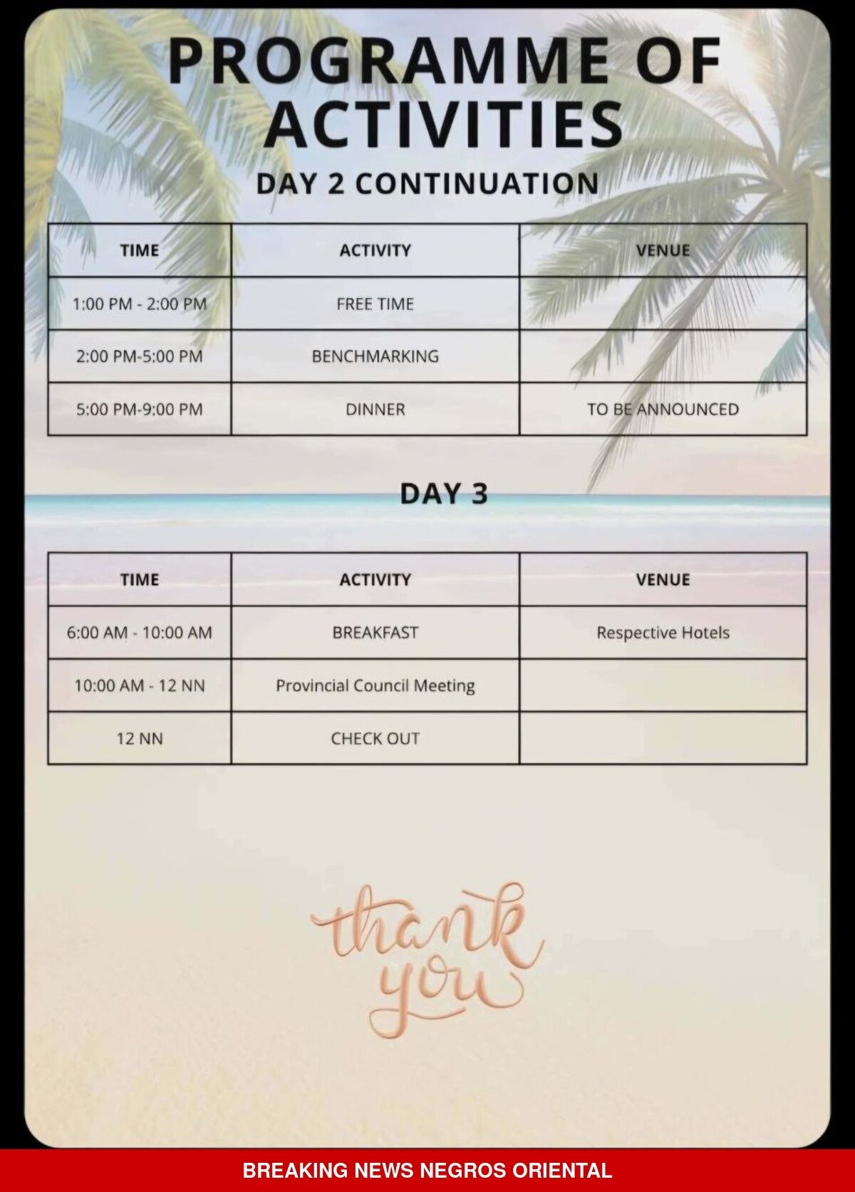 Liga ng mga Barangay assembly in Boracay