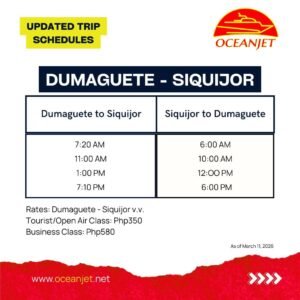 OceanJet Adjusts Ferry Schedules Amid Middle East Fuel Crisis