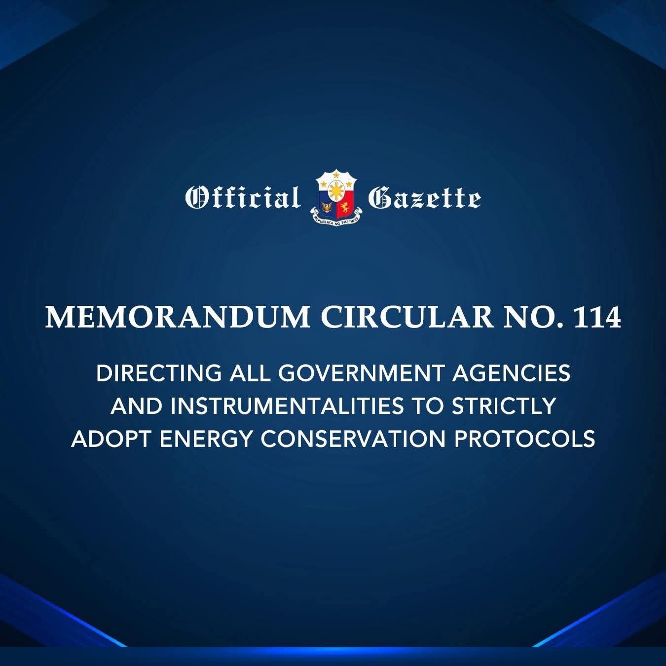 Government Orders Strict Energy Conservation Across Agencies