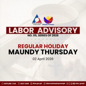 DOLE Issues Maundy Thursday Holiday Pay Guidelines