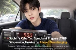 K-Pop Star's Cebu Taxi Complaint Triggers LTFRB Action