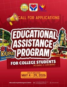 Dumaguete: City Opens Educational Assistance Program