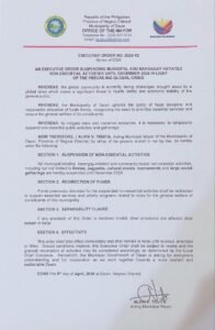 Dauin Suspends Fiestas, Pageants Until December 2026