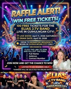 Guihulngan: Reggae Star Elias J TV Headlines April 11