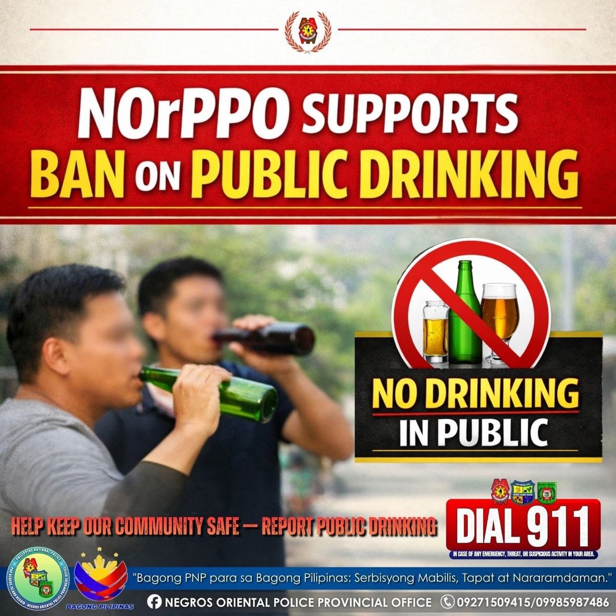 NOrPPO Backs DILG's New Public Drinking Prohibition Initiative 1 Photo courtesy of NOrPPO
