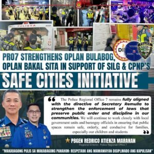 PRO7 Boosts Anti-Crime Drive Under Safe Cities Program