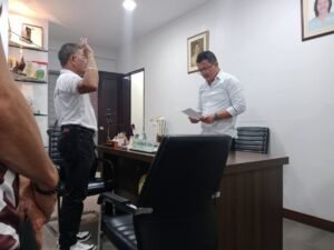 Edmundo Estacion Sworn In as Linothangan Barangay Chief