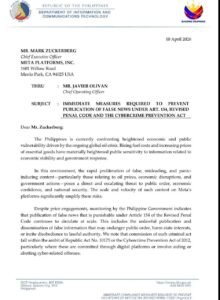 Philippine Government Issues Ultimatum to Meta Over Disinformation