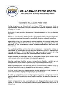 Palace Journalists Deny Bribery Claims in Health Coverage Row