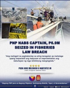 Maritime Police Bust Illegal Fishing, Confiscate ₱6.9M Assets