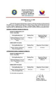 Dauin Launches Complimentary Transport Service to Dumaguete April 13