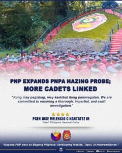 PNPA Hazing Case Widens as Four More Cadets Face Charges