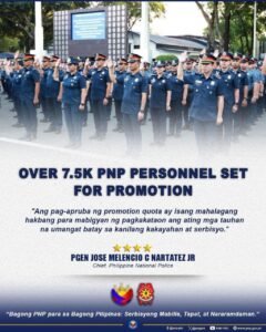 NAPOLCOM Greenlights 7,516 Police Officer Advancements for 2026