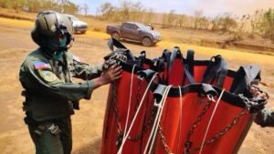 Black Hawk Helicopters Battle Uncontained Blazes in Eastern Samar