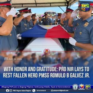 Police Master Sergeant Receives Final Honors at Bacolod Service