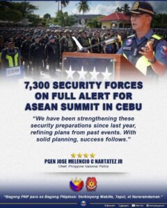 48th ASEAN Summit: 10,200+ Security Forces Mobilized in Cebu