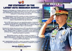 PNP Records 63% Trust Score in OCTA's Q1 2026 National Poll