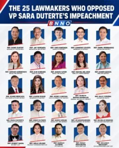 House Passes Sara Duterte Impeachment Again; 25 Vote No
