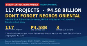 As Blue Ribbon Reconvenes, Public Records Put Negros Oriental in the Flood-Control Picture