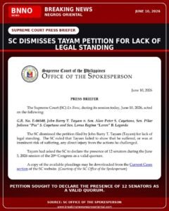 High Court Junks Quorum Case vs. Senate Over Standing Flaw