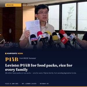 Batangas Rep Wants ₱14B in Congress Funds Shifted to Food Aid