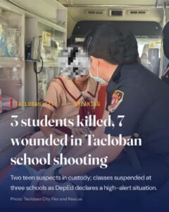 Tacloban High School Gunfire Leaves 3 Dead, 7 Hurt