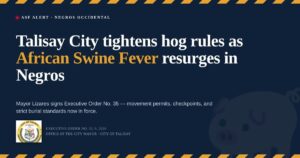 Talisay City Enforces Tight ASF Rules as Negros Occ Cases Rise