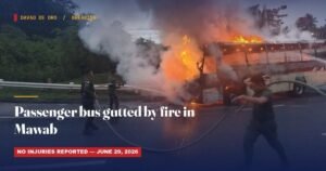 Philippine Army Joins BFP in Battling Mawab Bus Fire