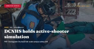 Dumaguete City High School, PNP Run Live Campus Security Drill