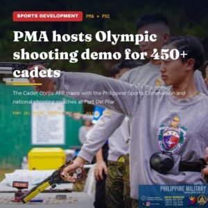 PMA Exposes Over 450 Cadets to Olympic-Level Shooting Sport