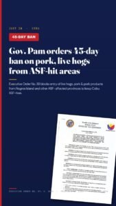 Cebu Enforces 45-Day Pork Import Ban Amid ASF Outbreaks in Negros