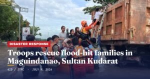 Military Units Rescue Flood Victims Across Central Mindanao