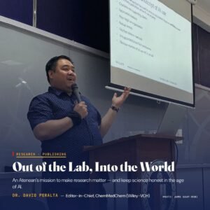 Science Journal Editor Comes Home to Teach Filipino Researchers to Write