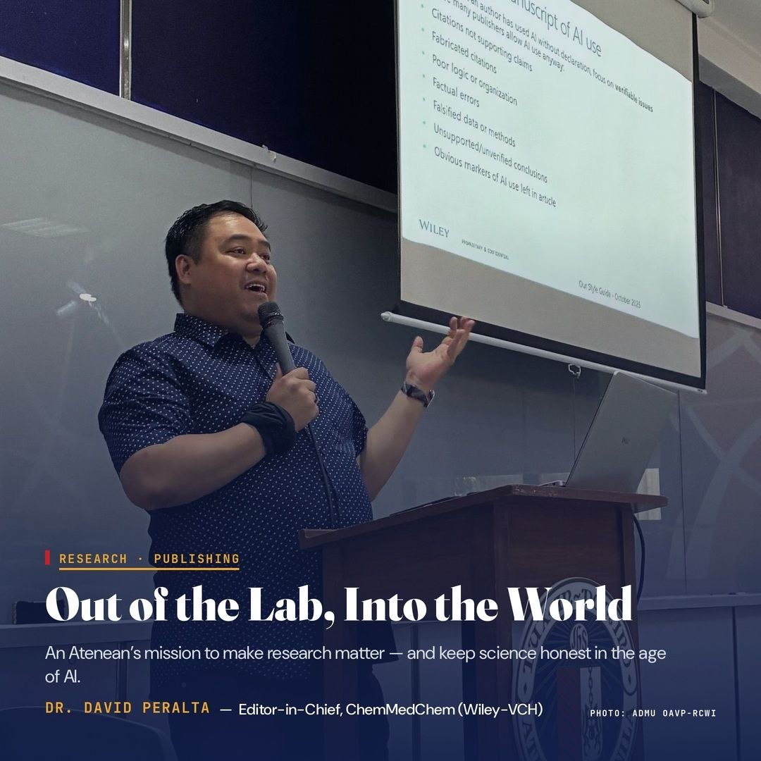 Science Journal Editor Comes Home to Teach Filipino Researchers to Write 1 Photo courtesy of Kuryente News