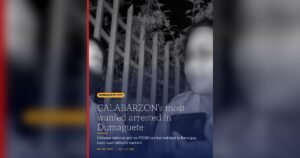 CALABARZON's Most Wanted Chinese National Nabbed in Dumaguete