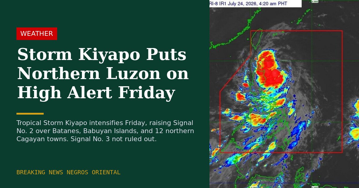 PAGASA Himawari-8 satellite image of Tropical Storm Kiyapo