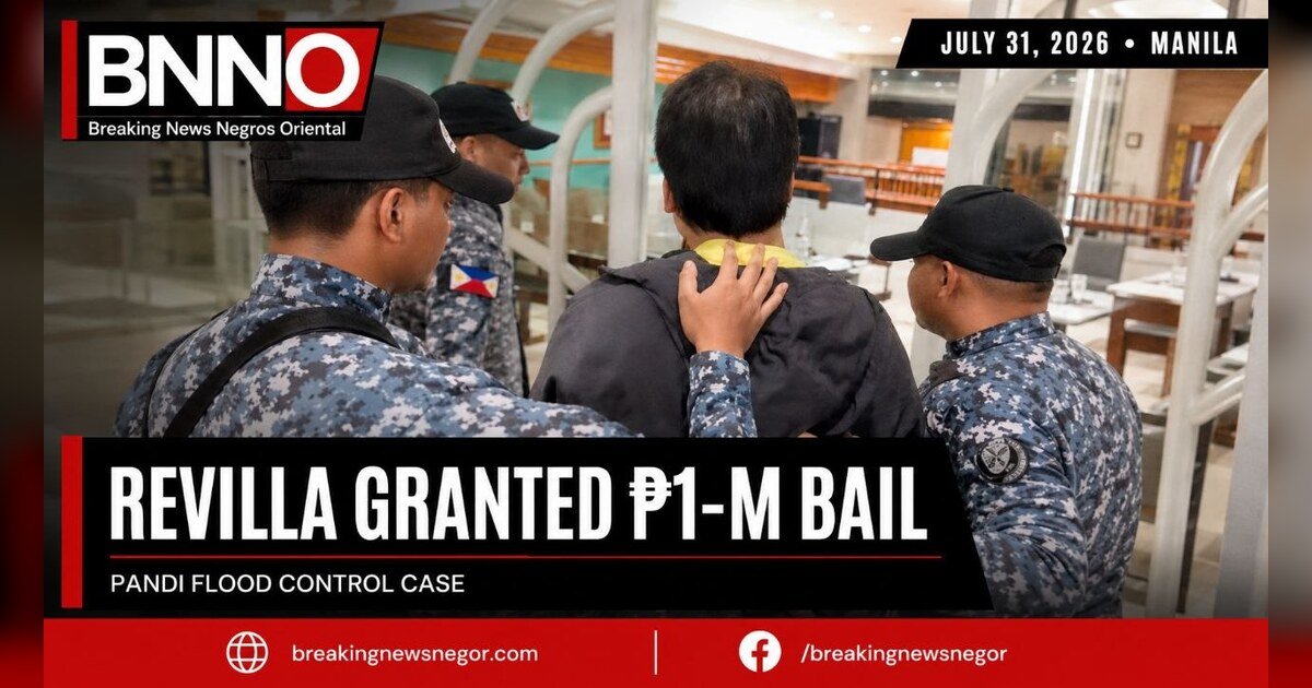 Sandiganbayan Allows Revilla to Post ₱1M Bail in Ghost Project Case 1 Photo from Sandiganbayan/Official Records