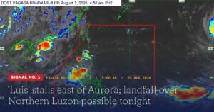 Tropical Depression Luis Eyes Northern Luzon Landfall Monday Night