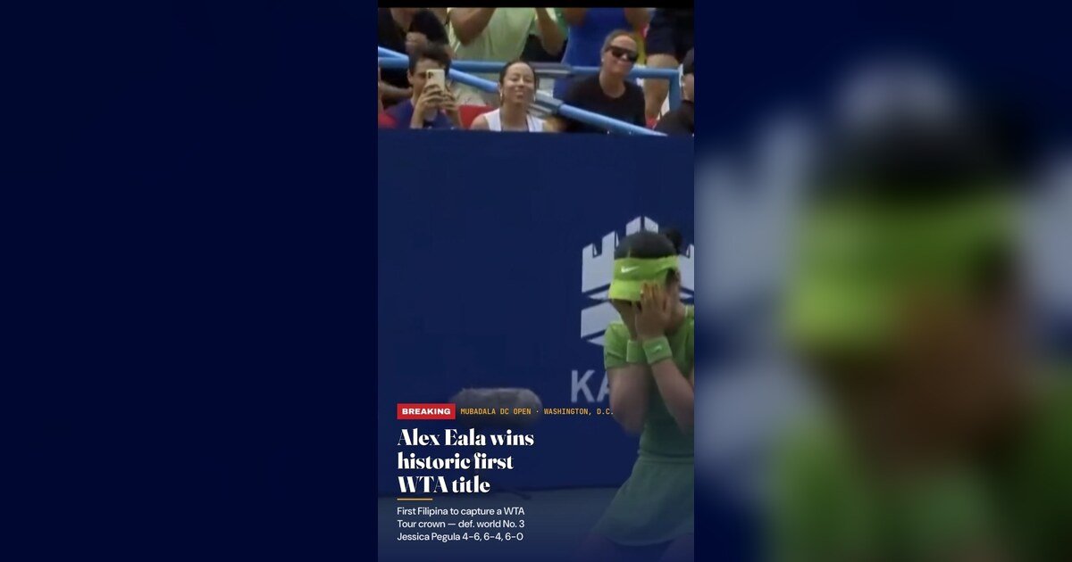 Alex Eala Becomes First Filipina WTA Singles Champion 1 Photo from WTA/Official Facebook Page
