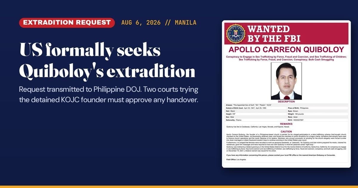 Washington Files Official Extradition Bid for KOJC's Quiboloy 1 Photo from FBI.gov