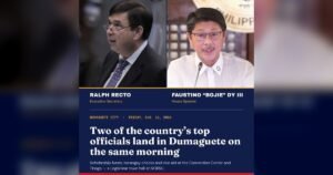 Recto, Speaker Dy Converge on Dumaguete for Aid Rollout Friday