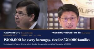Recto Delivers ₱111.4M in Aid Across All 557 NO Barangays
