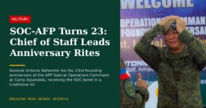 SOC-AFP Turns 23: Chief of Staff Leads Anniversary Rites